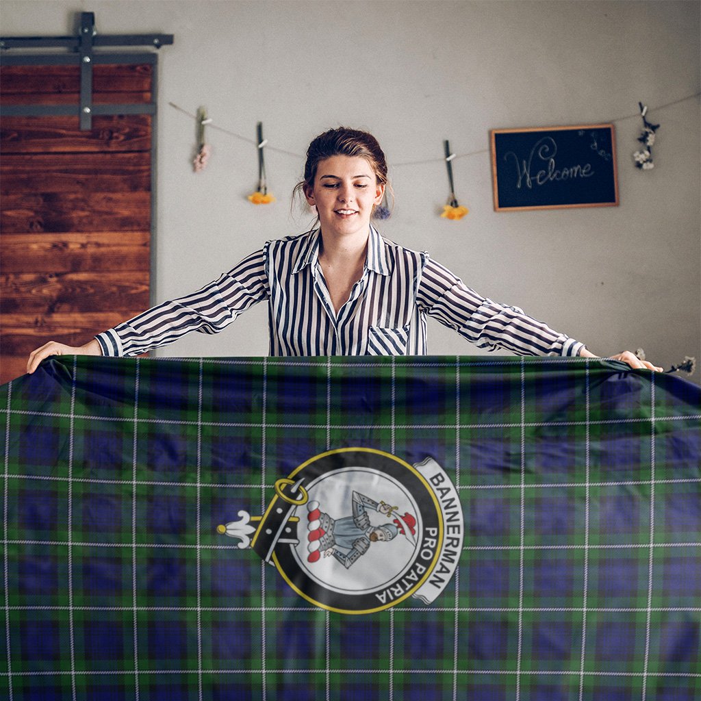 Bannerman Tartan Crest Tablecloth