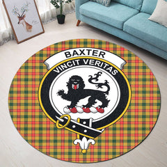 Baxter Tartan Crest Round Rug