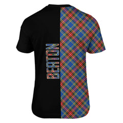 Beaton Tartan T-Shirt Half of Me - Cross Style