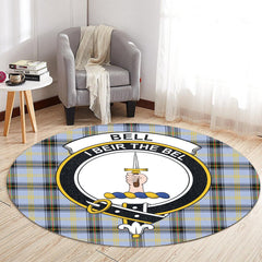 Bell of the Borders Tartan Crest Round Rug