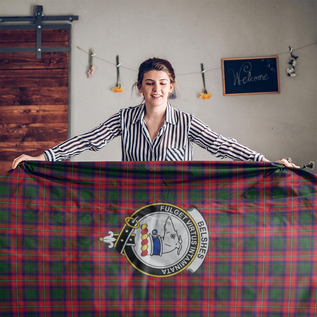 Belshes Tartan Crest Tablecloth