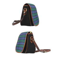 Blackwatch Modern Tartan Saddle Handbags