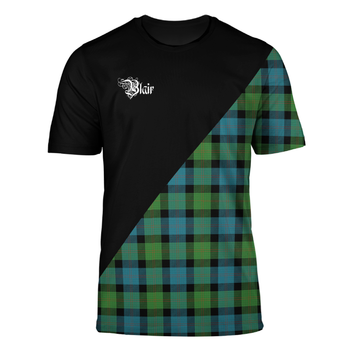 Blair Ancient Tartan - Military T-Shirt