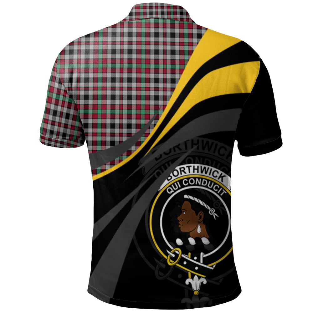 Borthwick Ancient Tartan Polo Shirt - Royal Coat Of Arms Style