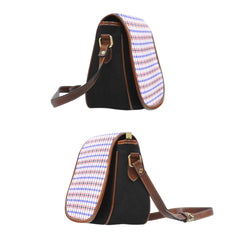 Boswell Modern Tartan Saddle Handbags