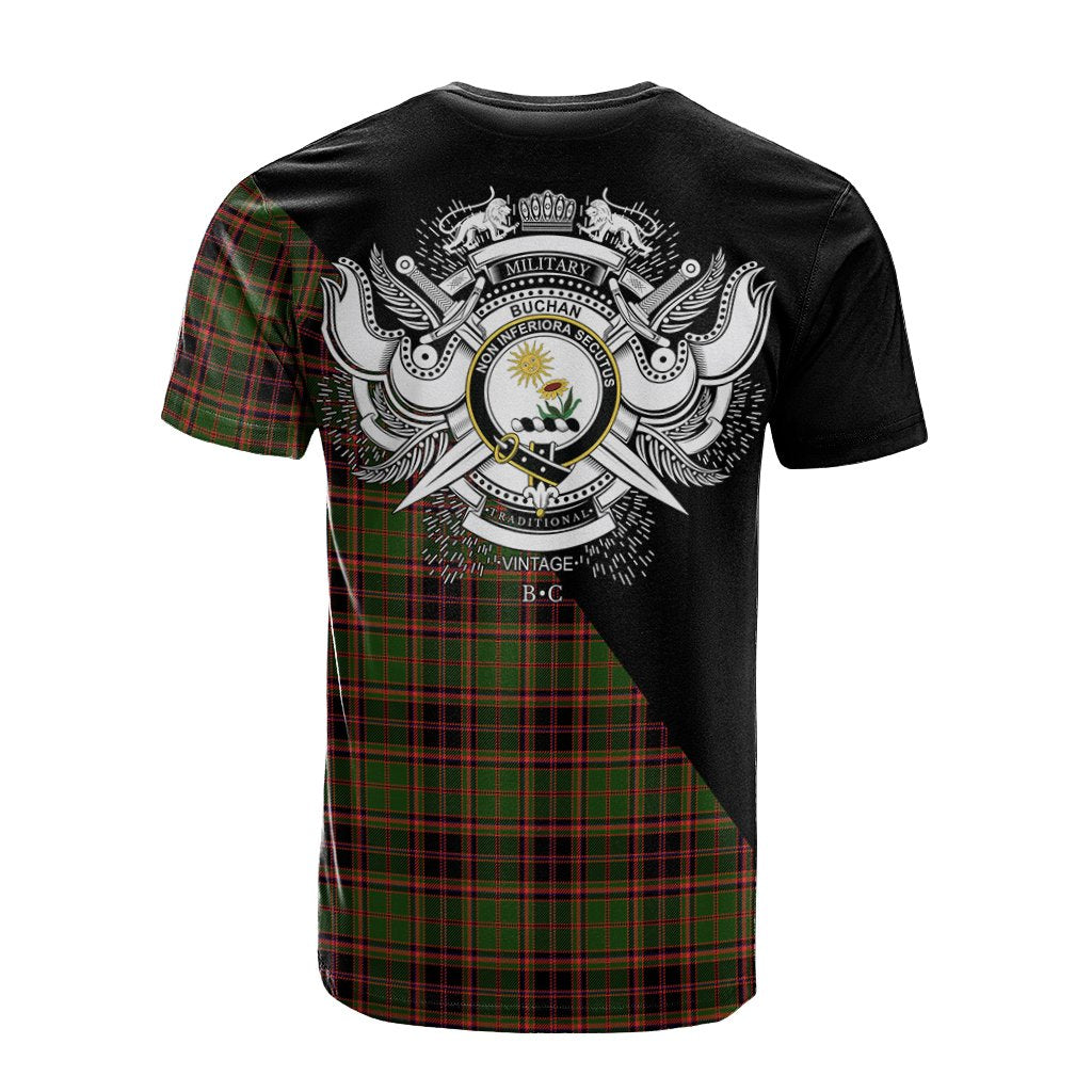 Buchan Modern Tartan - Military T-Shirt