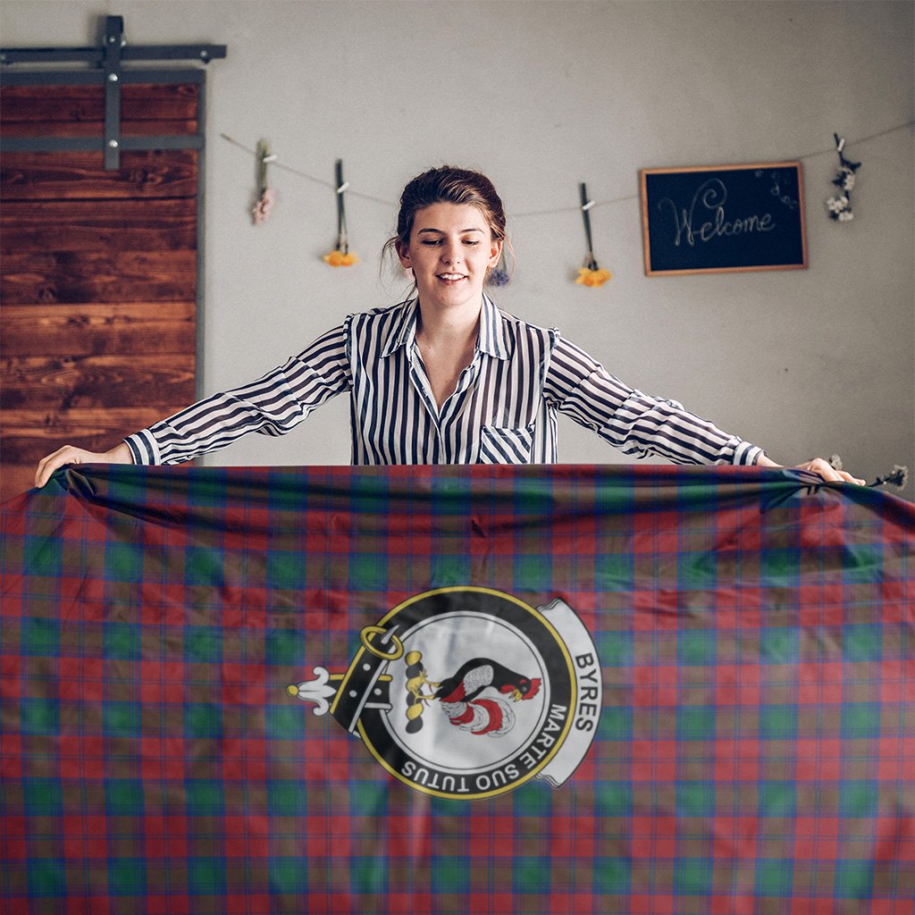 Byres Tartan Crest Tablecloth