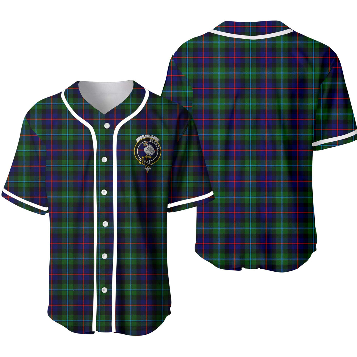 Calder (Calder Campbell) Tartan Unisex Baseball Jersey