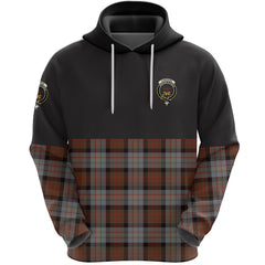 Cameron of Erracht Weathered Clan Half Of Tartan Hoodie