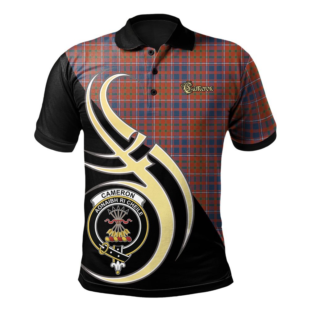 Cameron of Lochiel Ancient Tartan Polo Shirt - Believe In Me Style