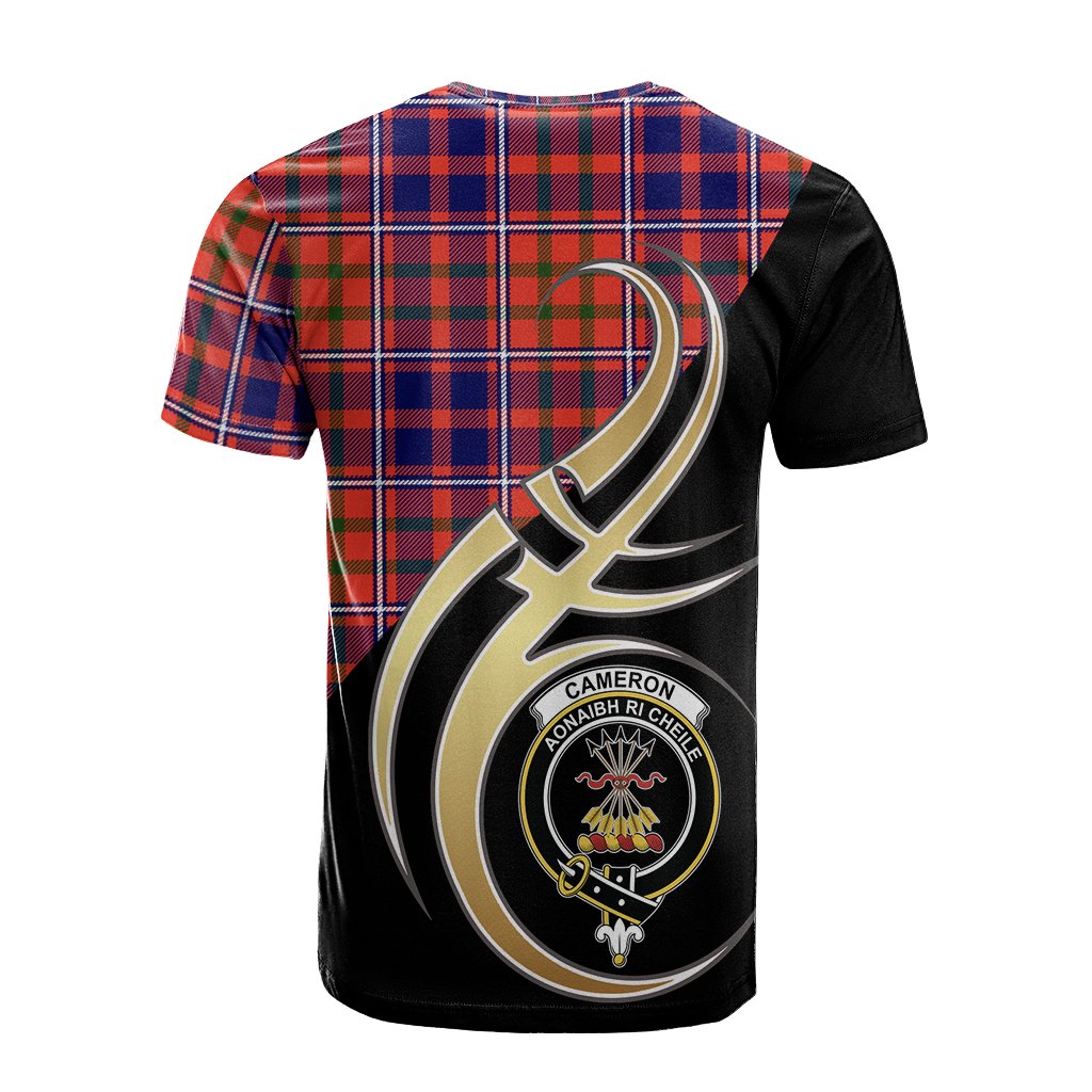 Cameron of Lochiel Modern Tartan T-shirt - Believe In Me Style
