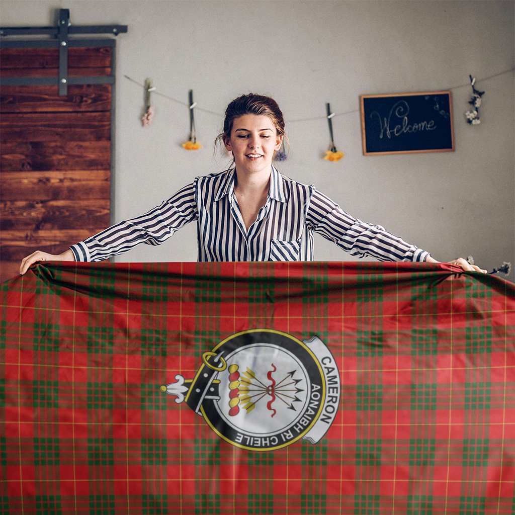 Cameron Tartan Crest Tablecloth