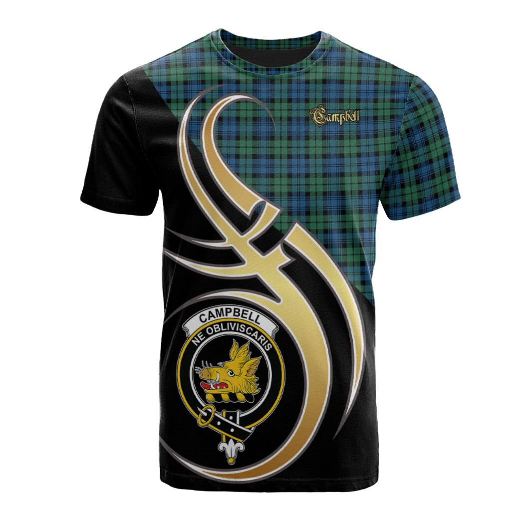 Campbell Ancient 02 Tartan T-shirt - Believe In Me Style