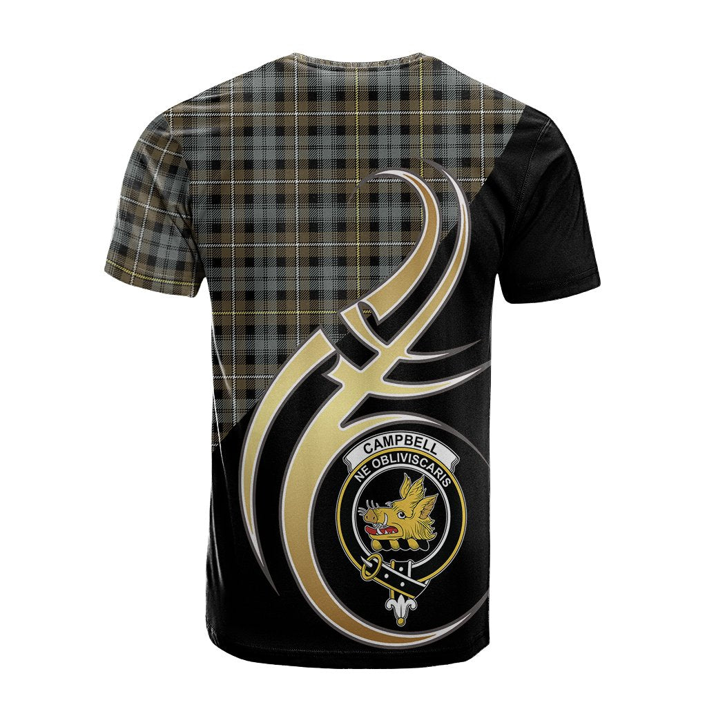 Campbell Argyll Weathered Tartan T-shirt - Believe In Me Style