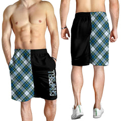 Campbell Dress Ancient Tartan Crest Men's Short - Cross Style