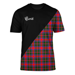 Carrick District Tartan - Military T-Shirt