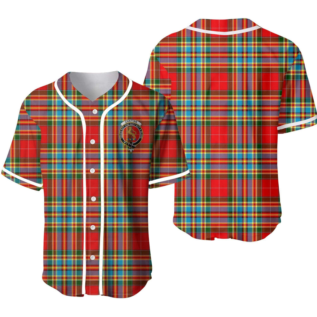 Chattan Tartan Unisex Baseball Jersey