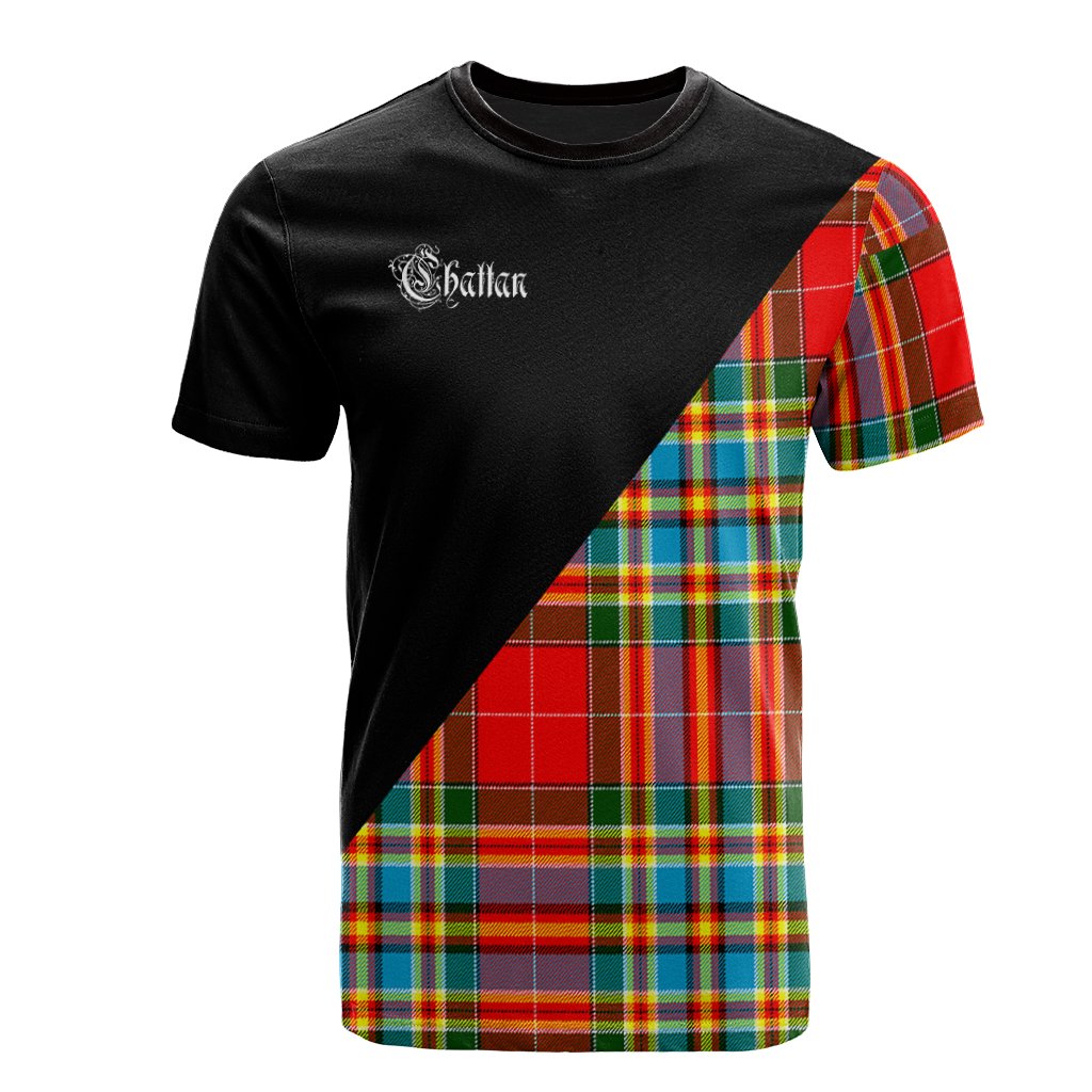 Chattan Tartan - Military T-Shirt