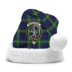 Bannerman Tartan Crest Christmas Hat