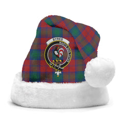 Byres Tartan Crest Christmas Hat