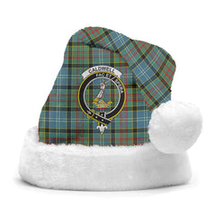 Caldwell Tartan Crest Christmas Hat