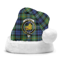 Campbell Argyll Ancient Tartan Crest Christmas Hat