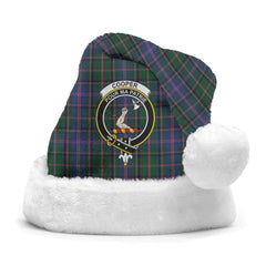 Cooper Tartan Crest Christmas Hat