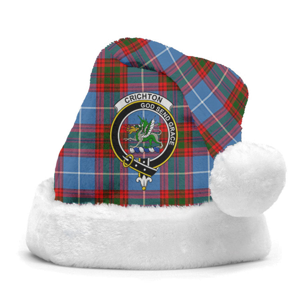 Crichton Tartan Crest Christmas Hat