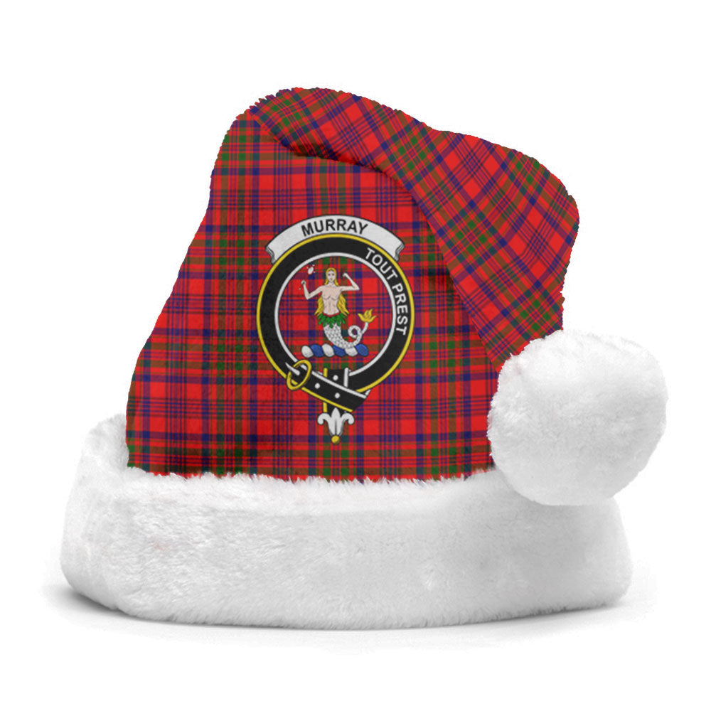 Murray of Tulloch Modern Tartan Crest Christmas Hat