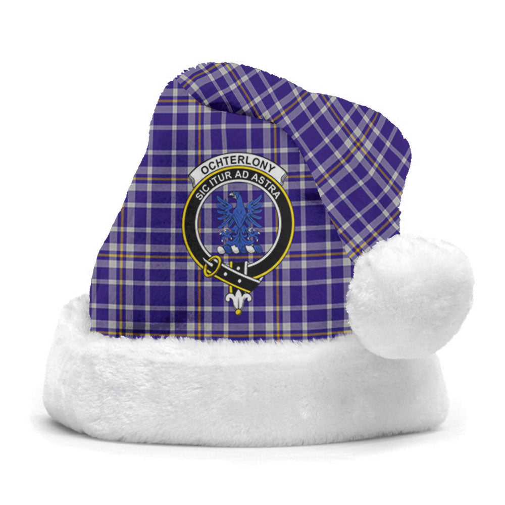 Ochterlony Tartan Crest Christmas Hat