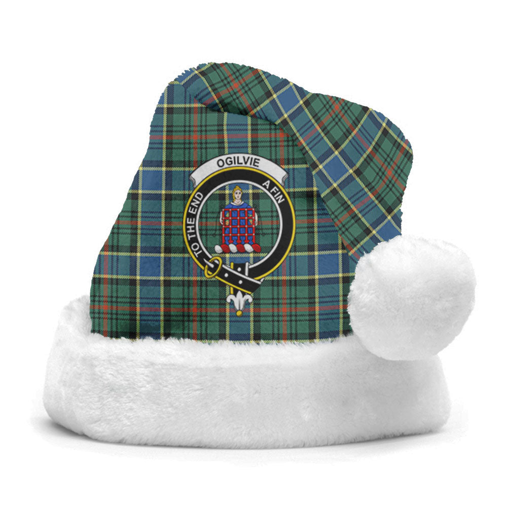 Ogilvie Hunting Ancient Tartan Crest Christmas Hat