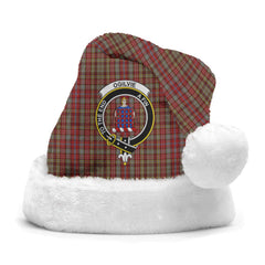 Ogilvie Tartan Crest Christmas Hat