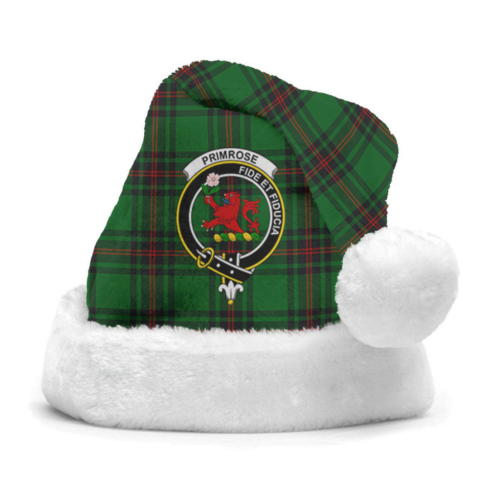 Primrose Tartan Crest Christmas Hat