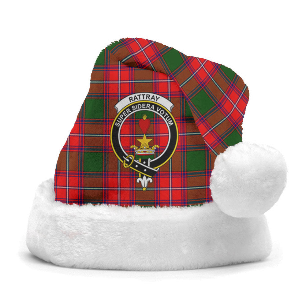 Rattray Modern Tartan Crest Christmas Hat