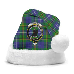 Turnbull Hunting Tartan Crest Christmas Hat