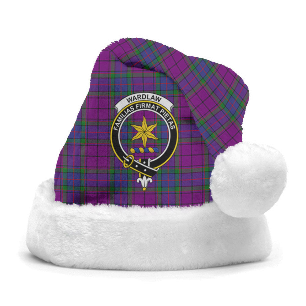 Wardlaw Modern Tartan Crest Christmas Hat