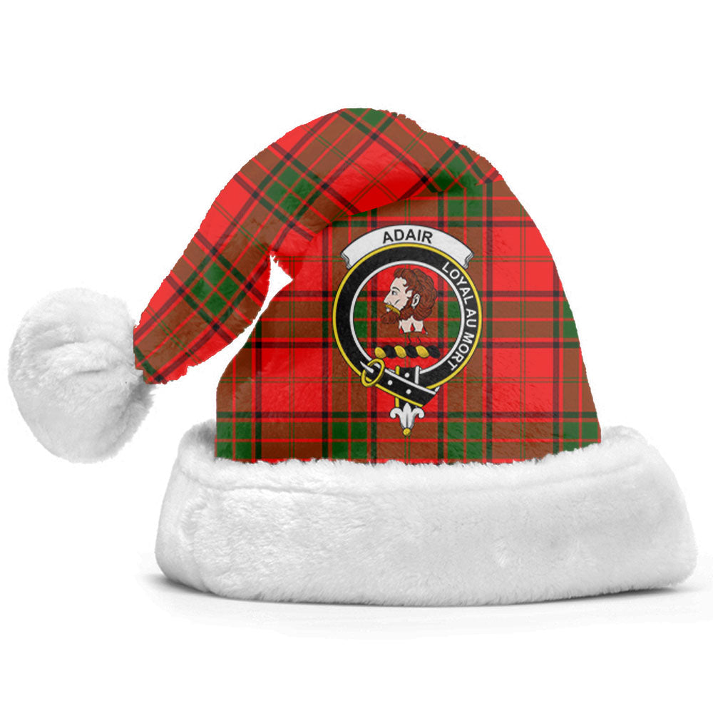 Adair Modern Tartan Crest Christmas Hat