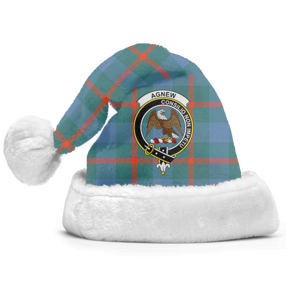 Agnew Ancient Tartan Crest Christmas Hat