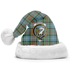 Brisbane Tartan Crest Christmas Hat