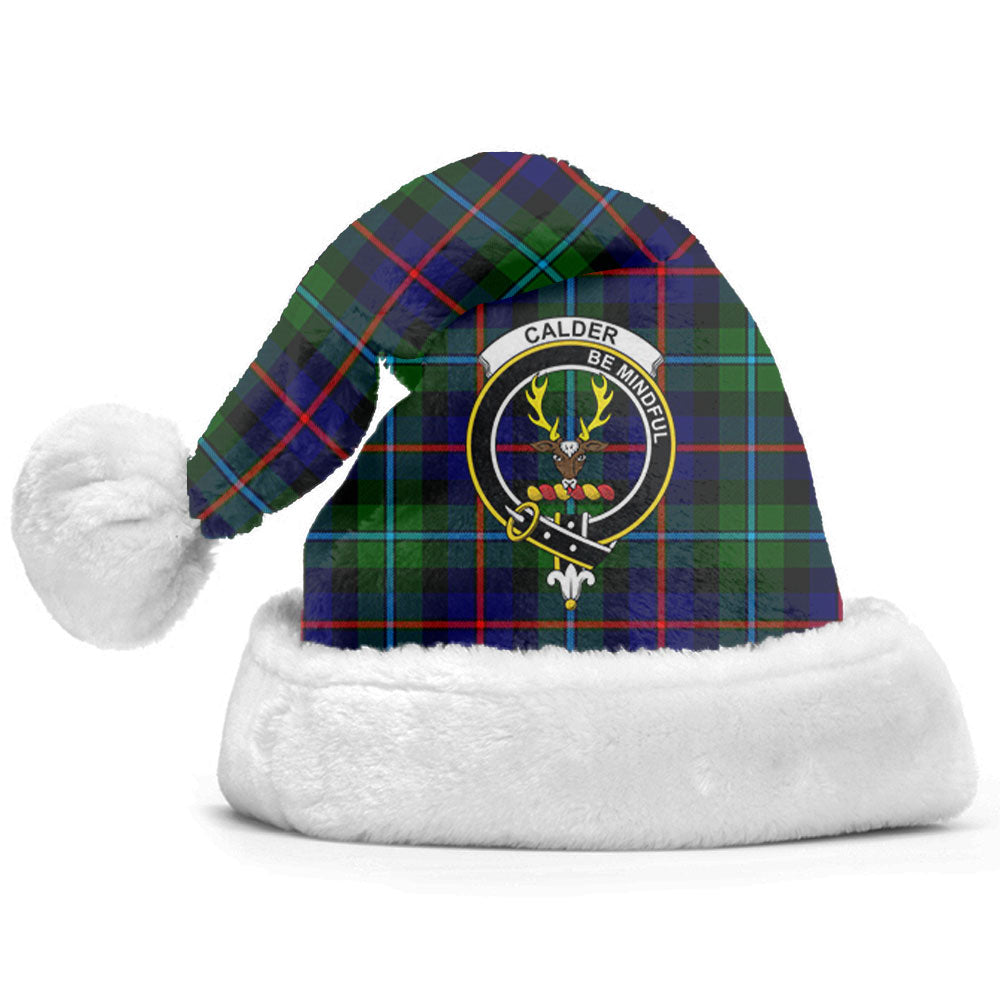 Calder Tartan Crest Christmas Hat