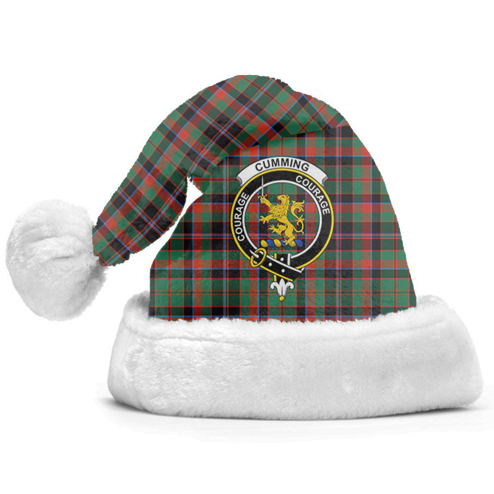 Cumming Hunting Ancient Tartan Crest Christmas Hat