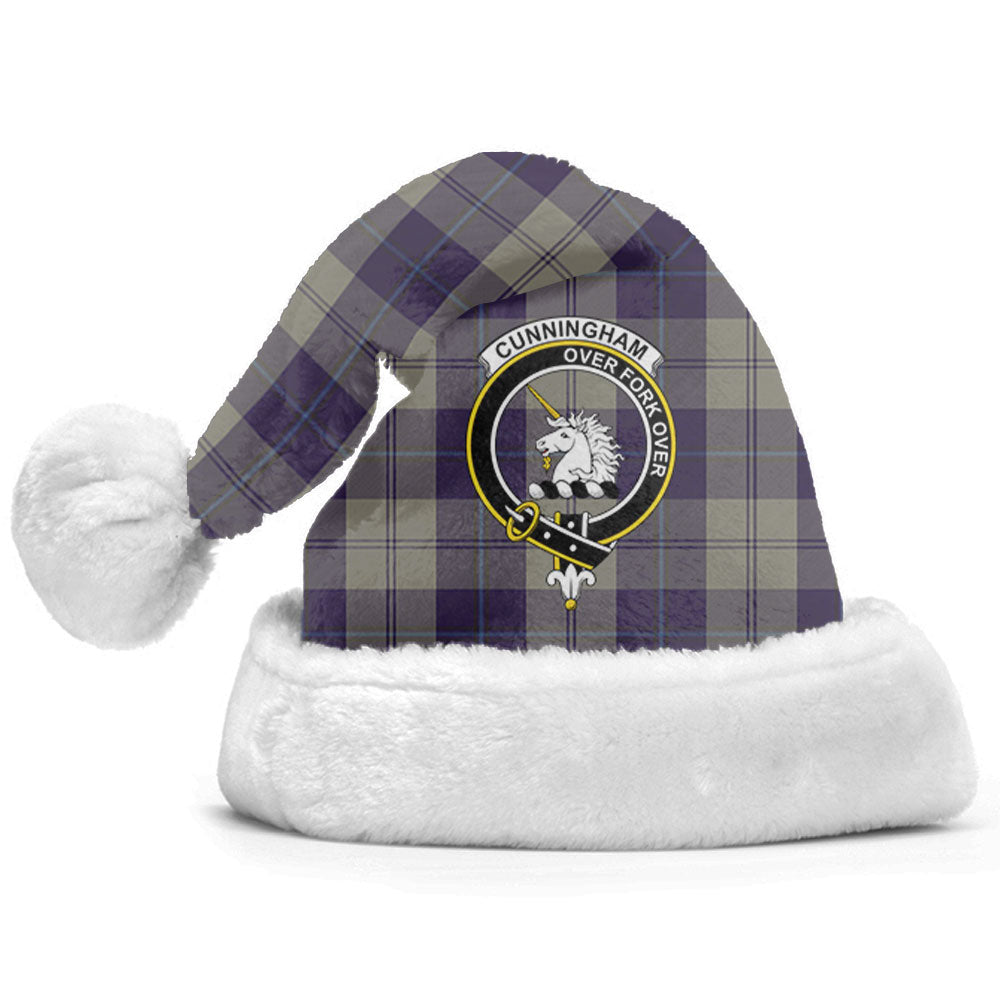 Cunningham Dress Blue Dancers Tartan Crest Christmas Hat