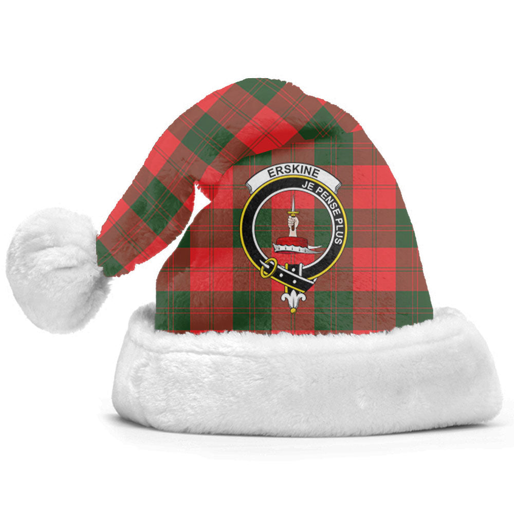 Erskine Modern Tartan Crest Christmas Hat