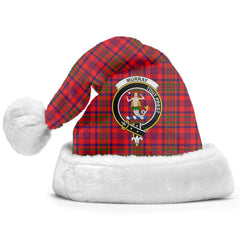 Murray of Tulloch Modern Tartan Crest Christmas Hat