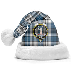 Napier Modern Tartan Crest Christmas Hat