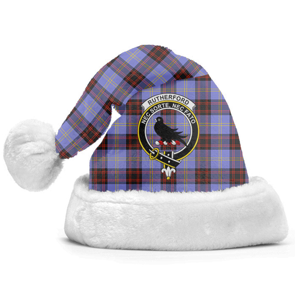 Rutherford Tartan Crest Christmas Hat