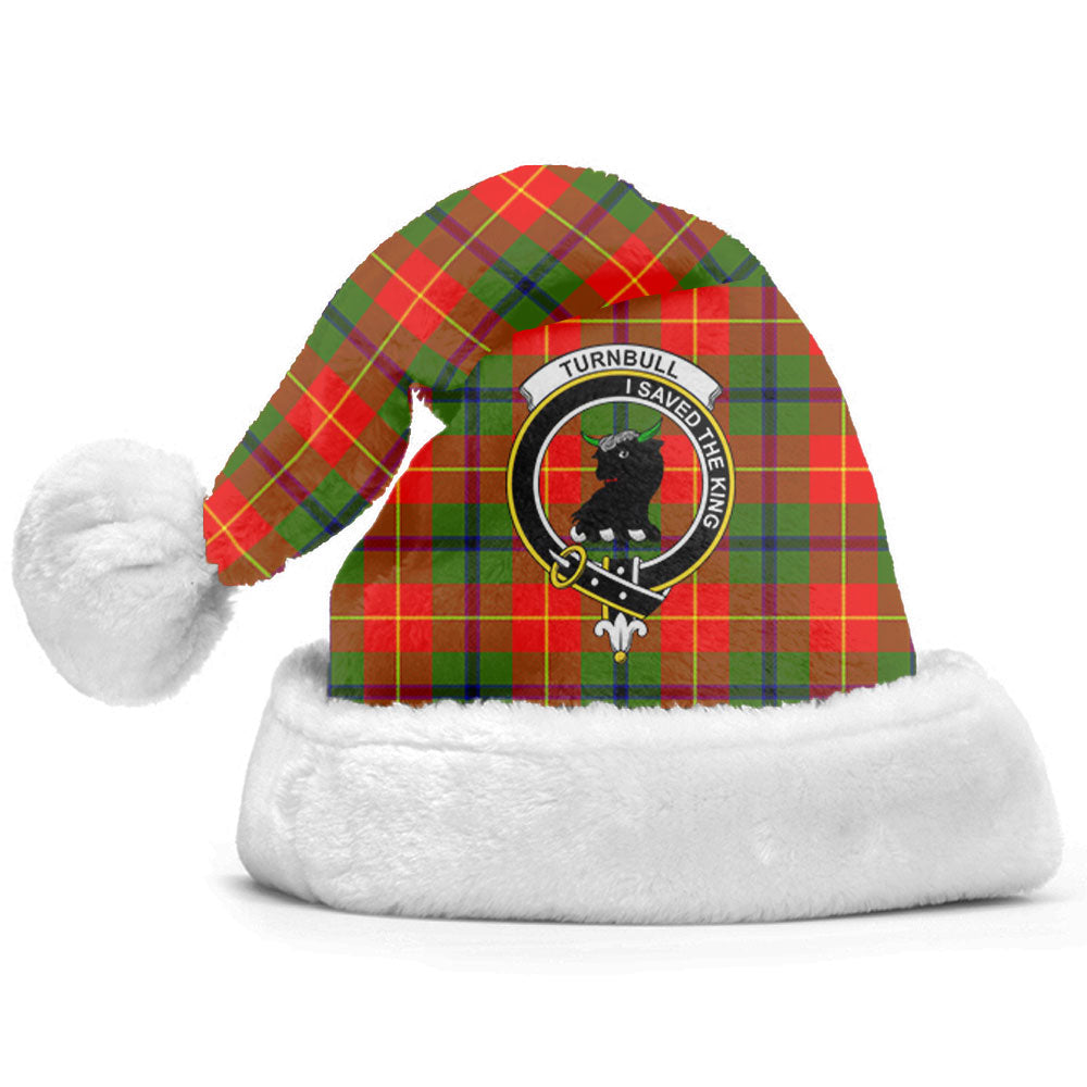 Turnbull Dress Tartan Crest Christmas Hat