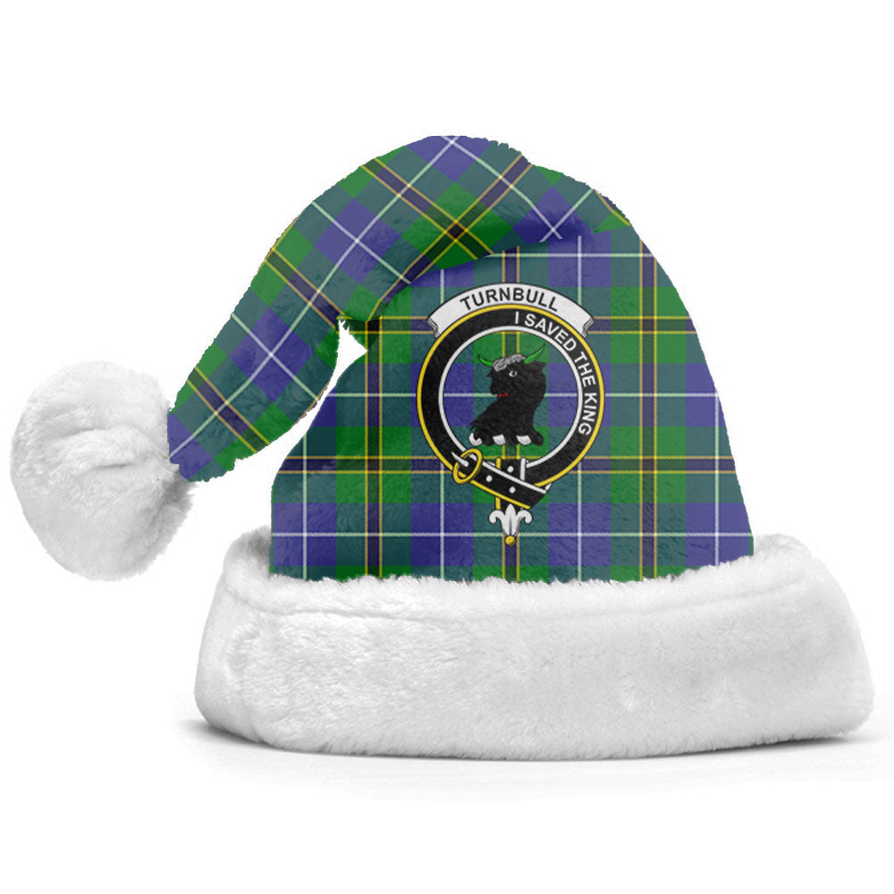 Turnbull Hunting Tartan Crest Christmas Hat