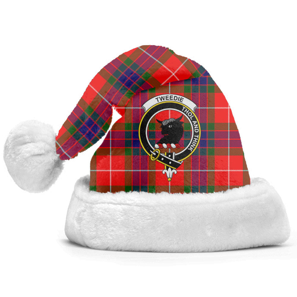 Tweedie Tartan Crest Christmas Hat