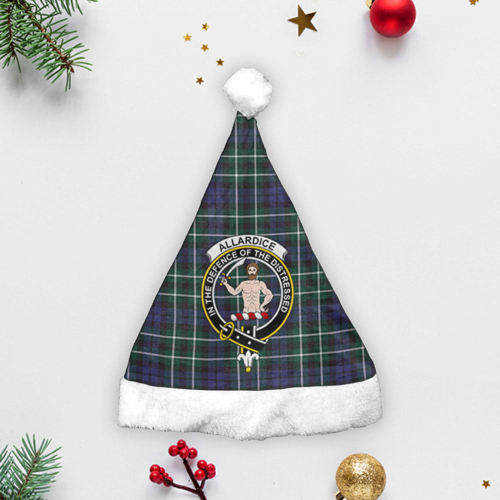 Allardice Tartan Crest Christmas Hat